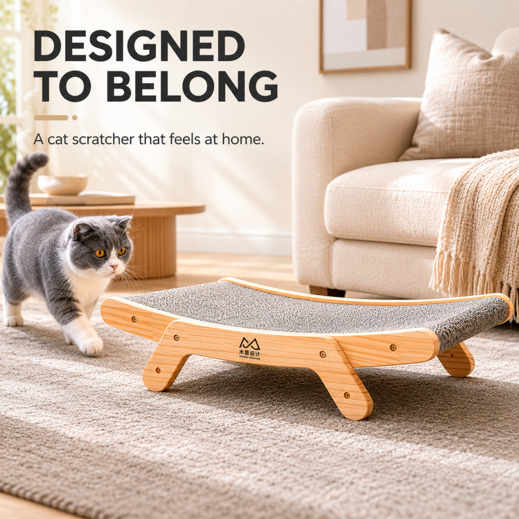 Multifunctional Cat Scratching Board Bed