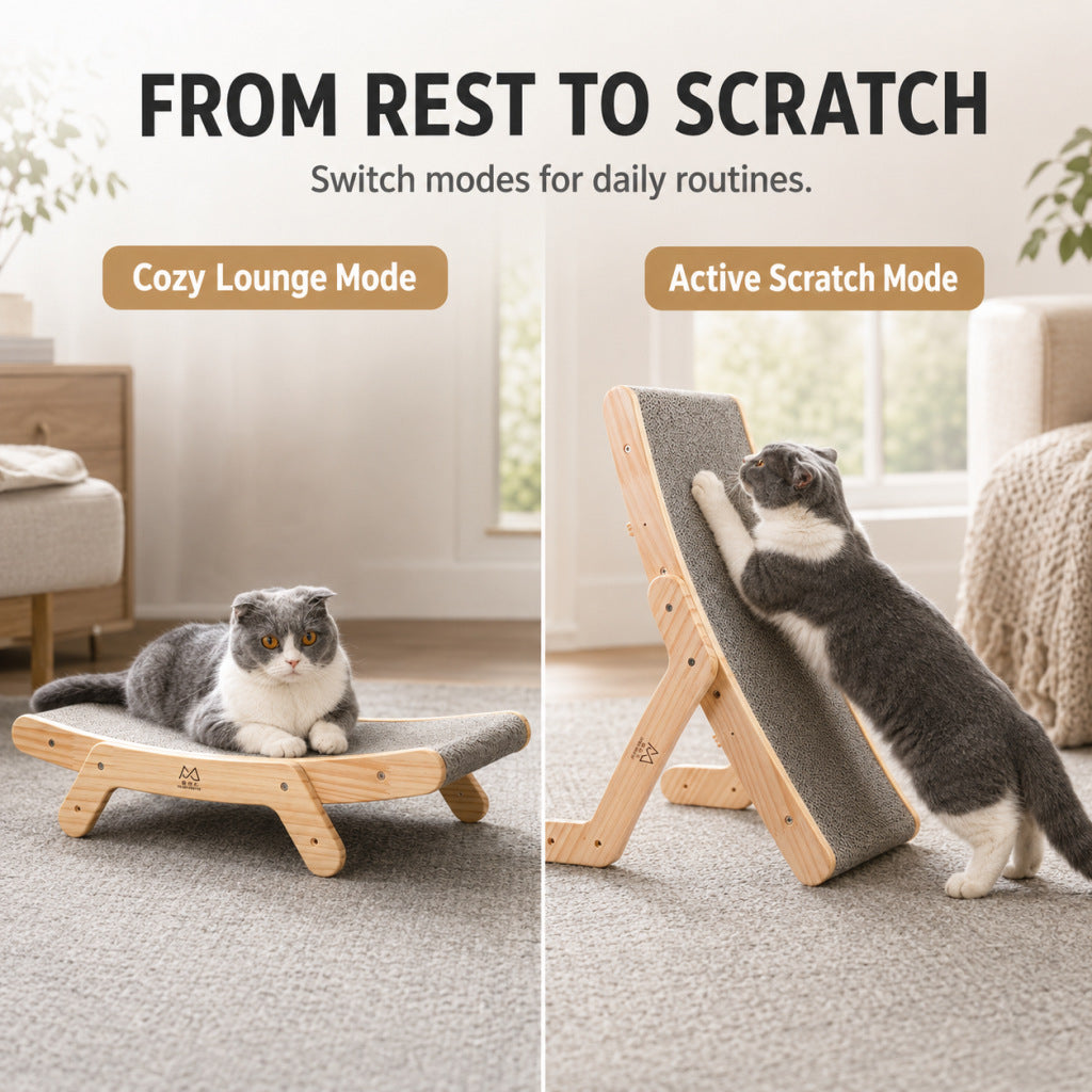 Multifunctional Cat Scratching Board Bed