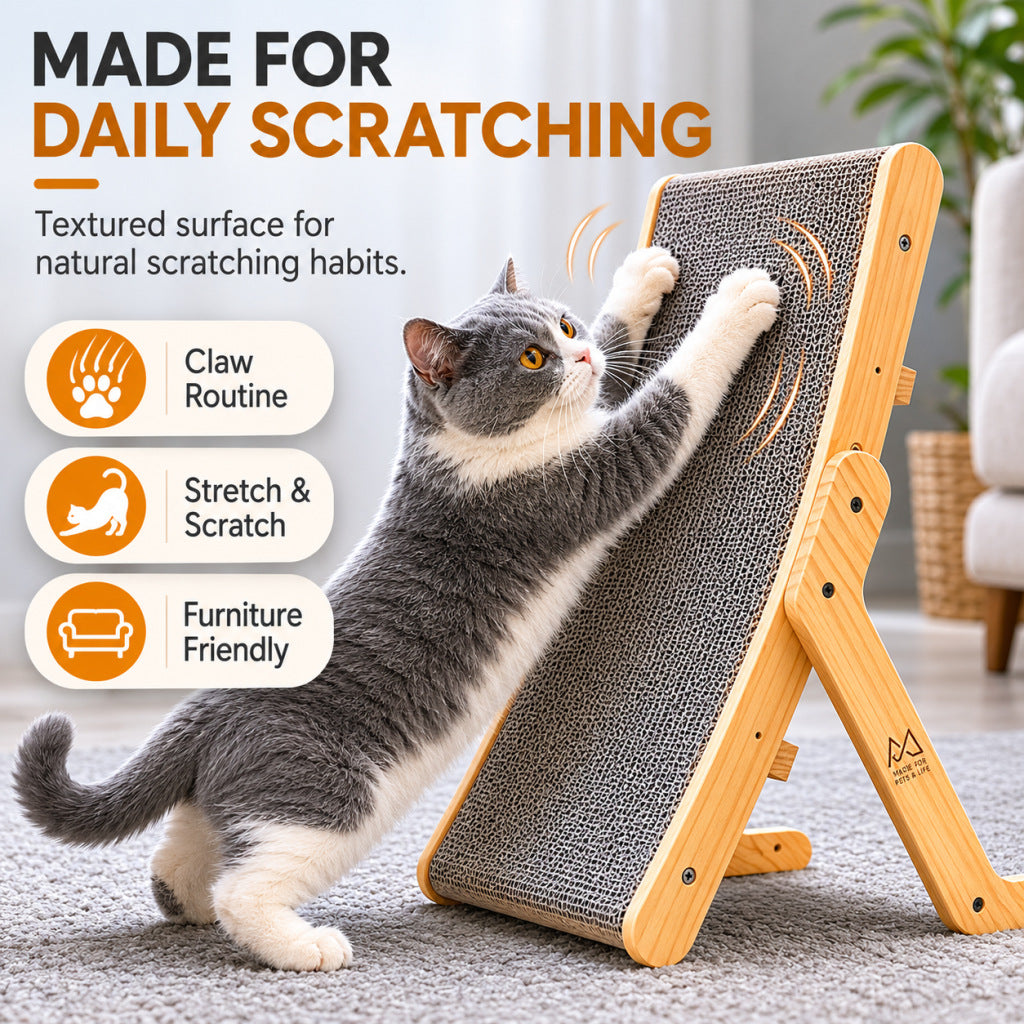 Multifunctional Cat Scratching Board Bed