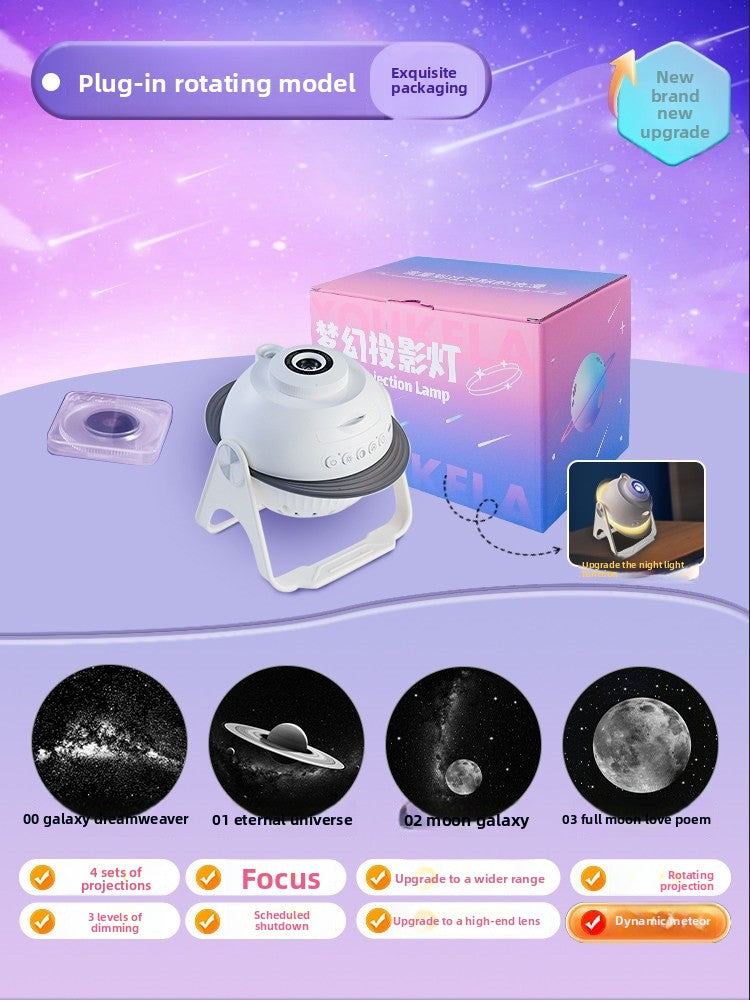 Star Projector Night Light with Bluetooth Music