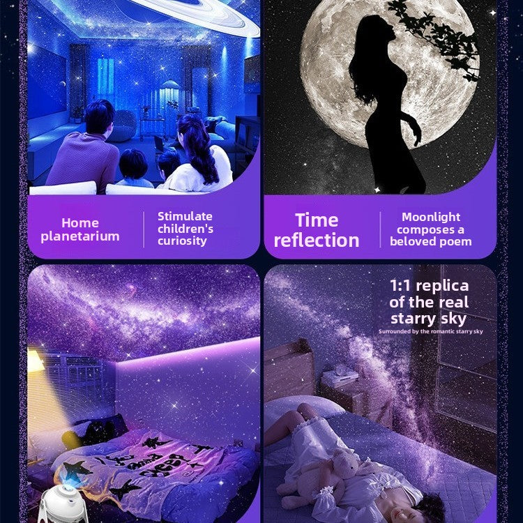 Star Projector Night Light with Bluetooth Music