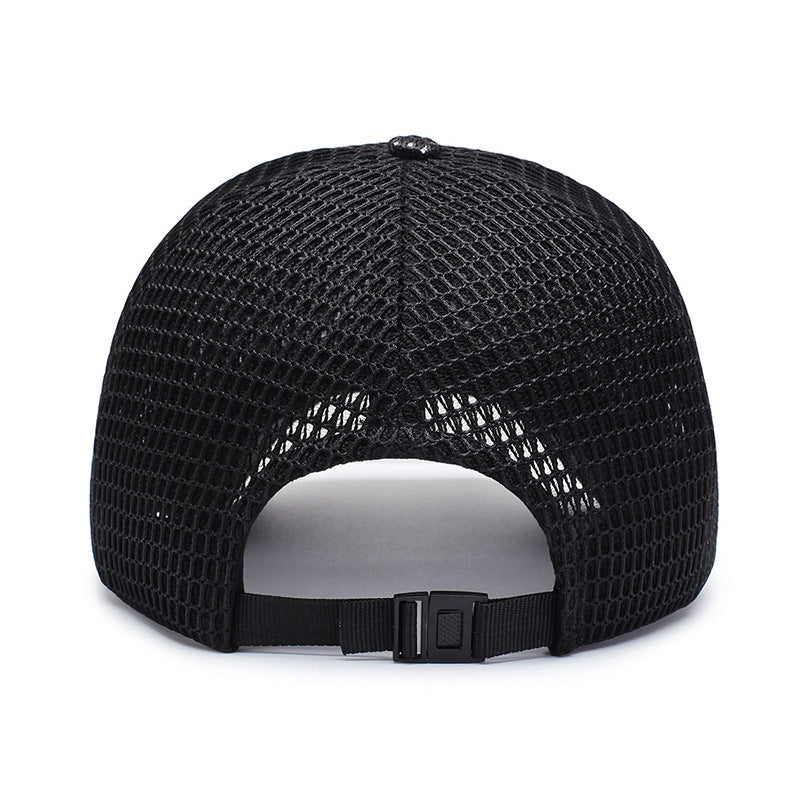 Mesh Baseball Cap with Sun Protection