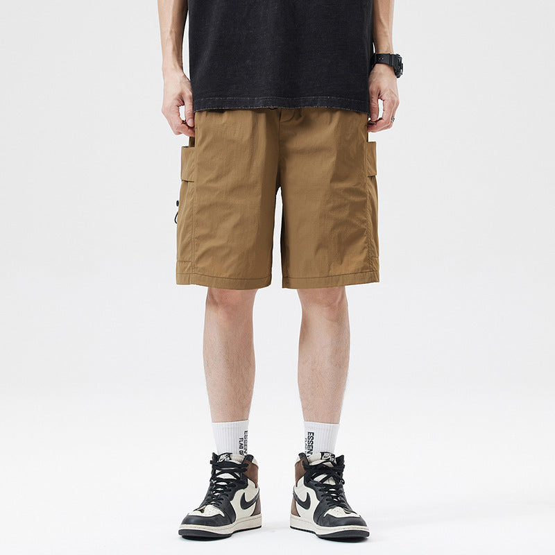 Mens Loose Casual Cargo Shorts