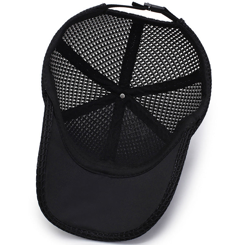 Mesh Baseball Cap with Sun Protection