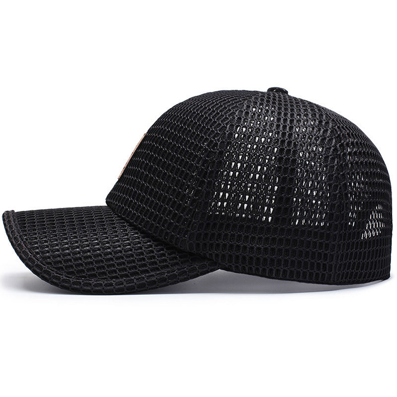 Mesh Baseball Cap with Sun Protection