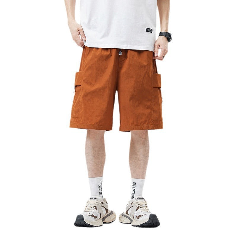 Mens Loose Casual Cargo Shorts