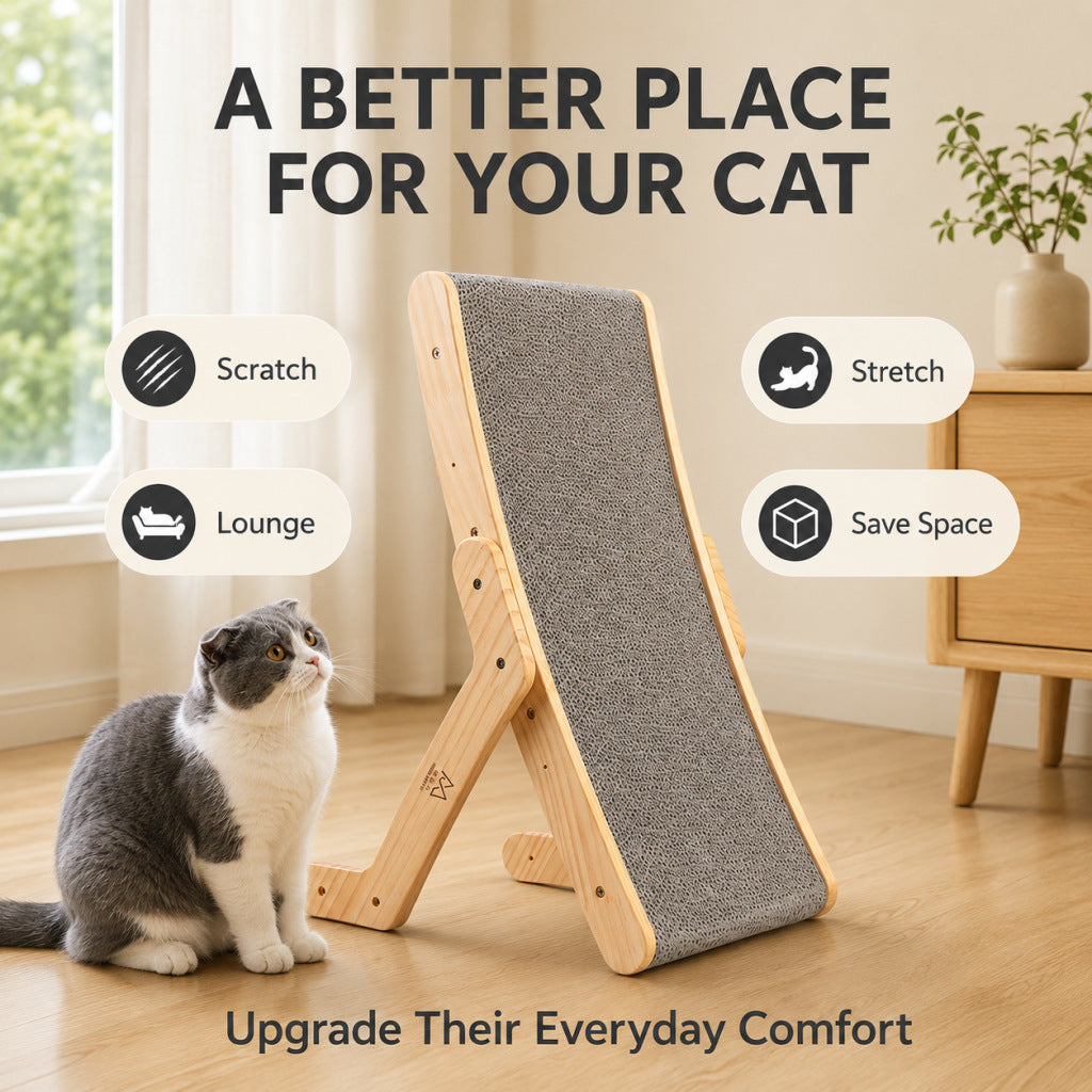 Multifunctional Cat Scratching Board Bed