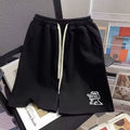 Plus Size Men Summer Trendy Printed Loose Fit Drawstring Shorts