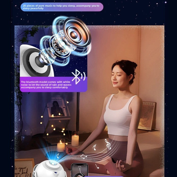 Star Projector Night Light with Bluetooth Music