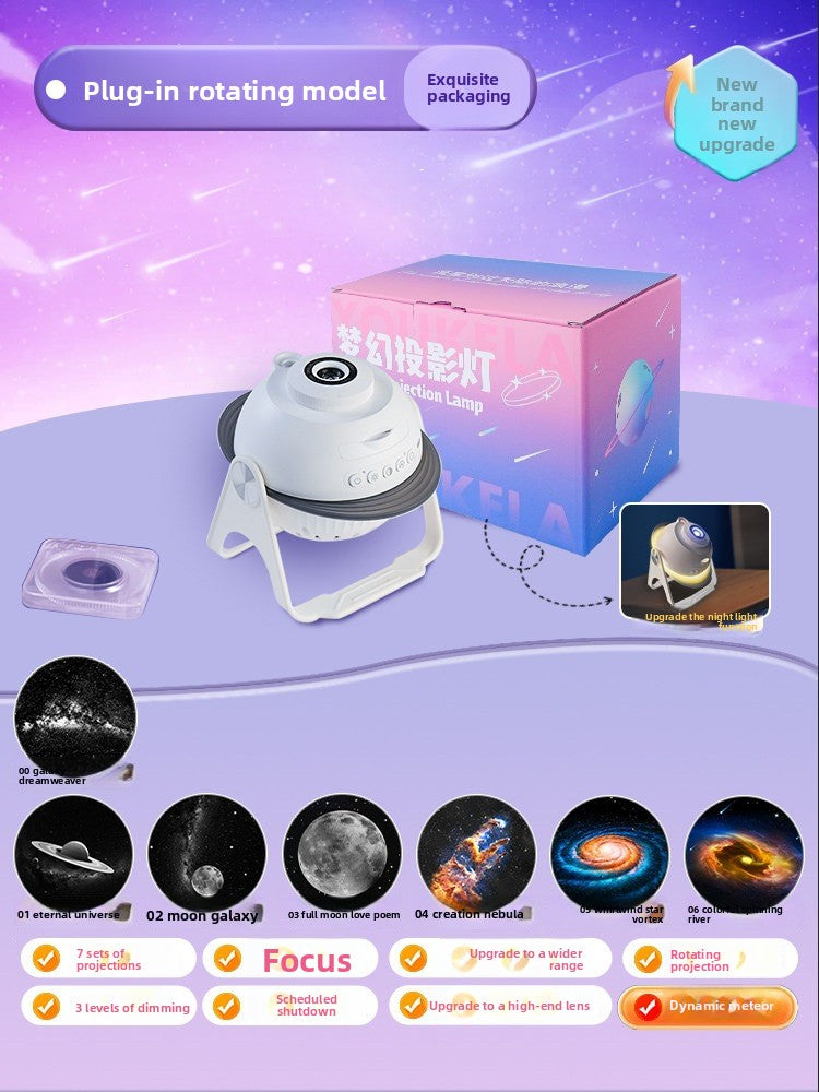Star Projector Night Light with Bluetooth Music
